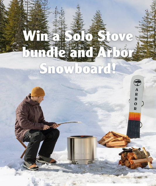 S’mores and Slopes Giveaway :: ARBOR SNOWBOARDS x SOLO STOVE