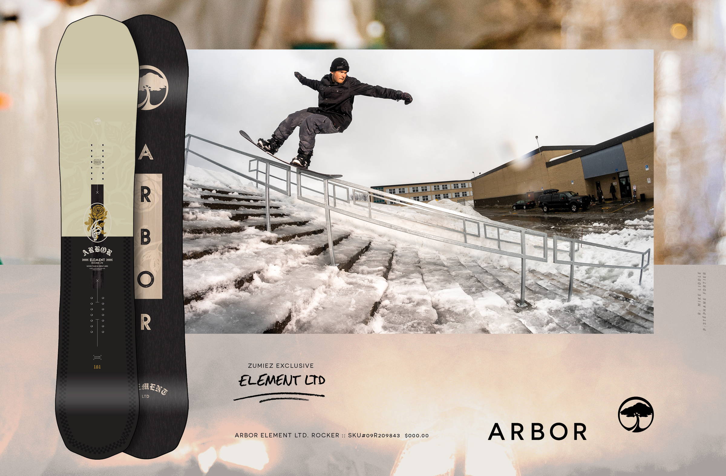 スノーボード ARBORELEMENT ROCKER 153cm Arbor Snowboards - Element Rocker – Arbor Collective