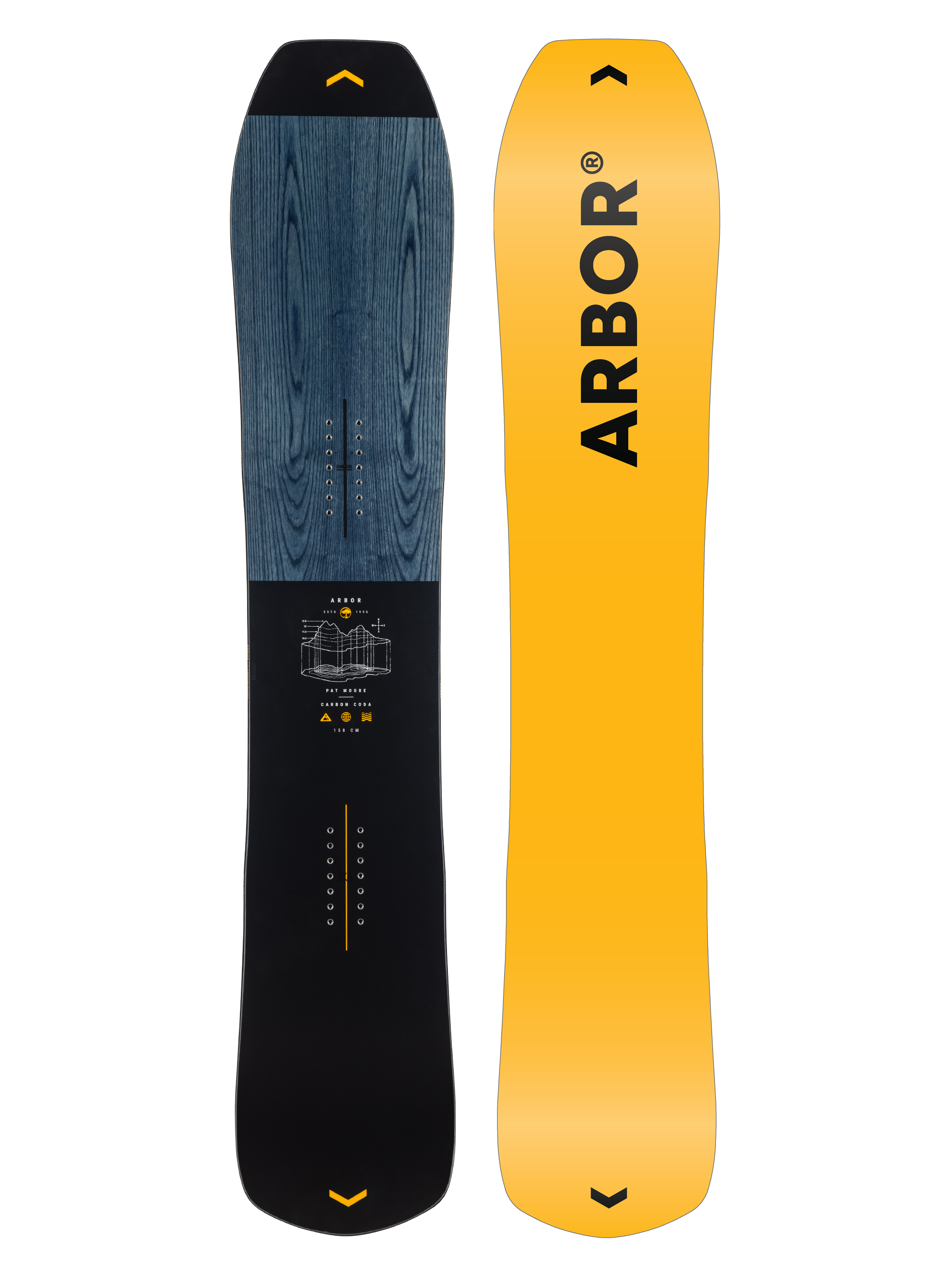 Arbor Snowboarding - Carbon Coda Snowboard 2027 – Arbor Collective