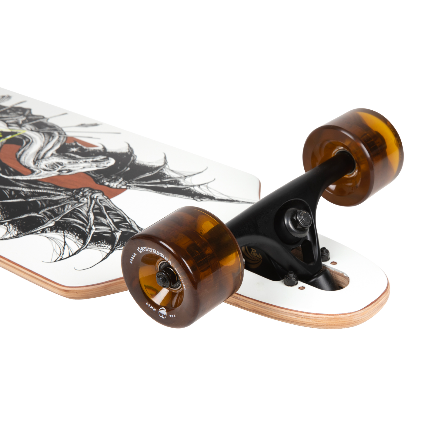 Arbor Skateboards - Bamboo Zeppelin 36 K Darmaeva Cruiser - trucks