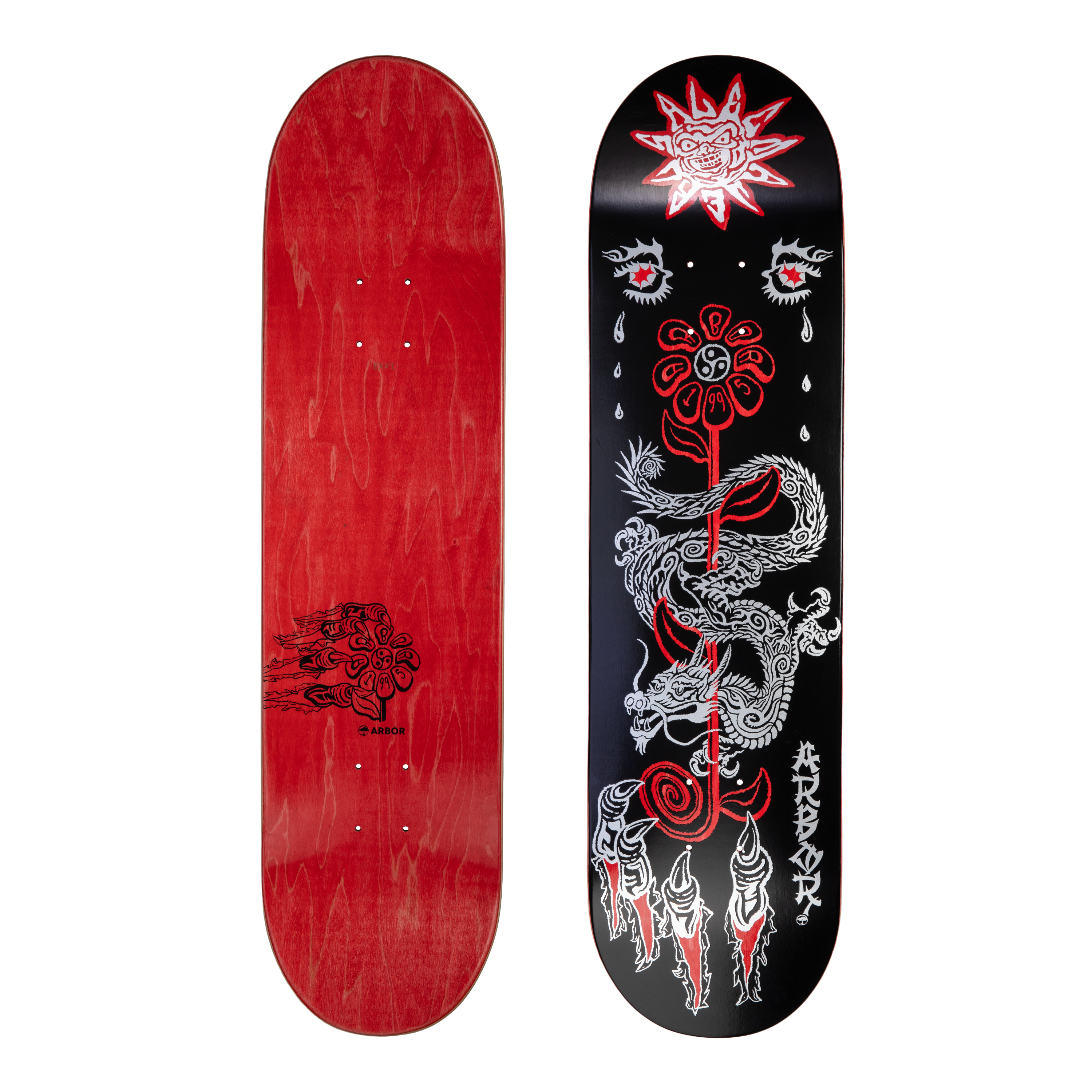 Arbor Alec Majerus Lucky Dragon 8.25 Skateboard Deck – Arbor