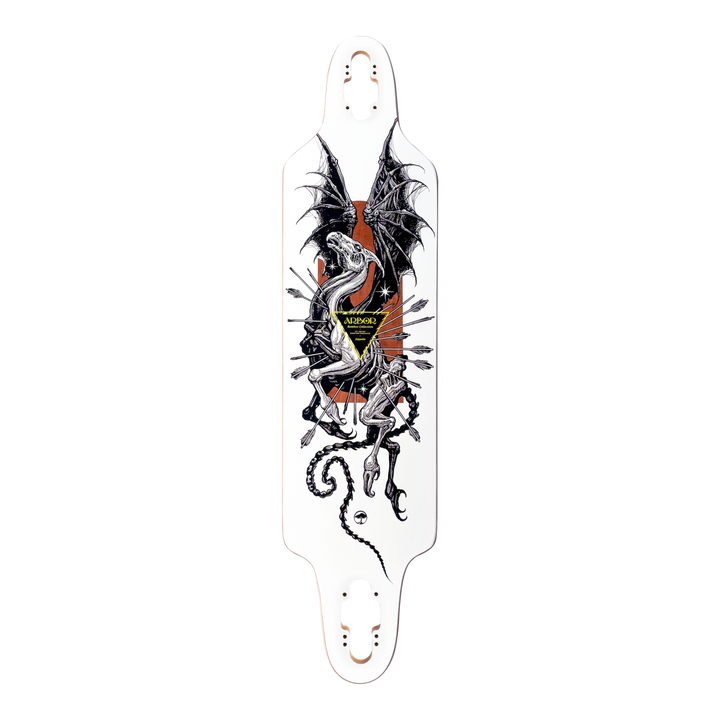Arbor Bamboo Darmaeva Zeppelin 36 Longboard Deck graphic