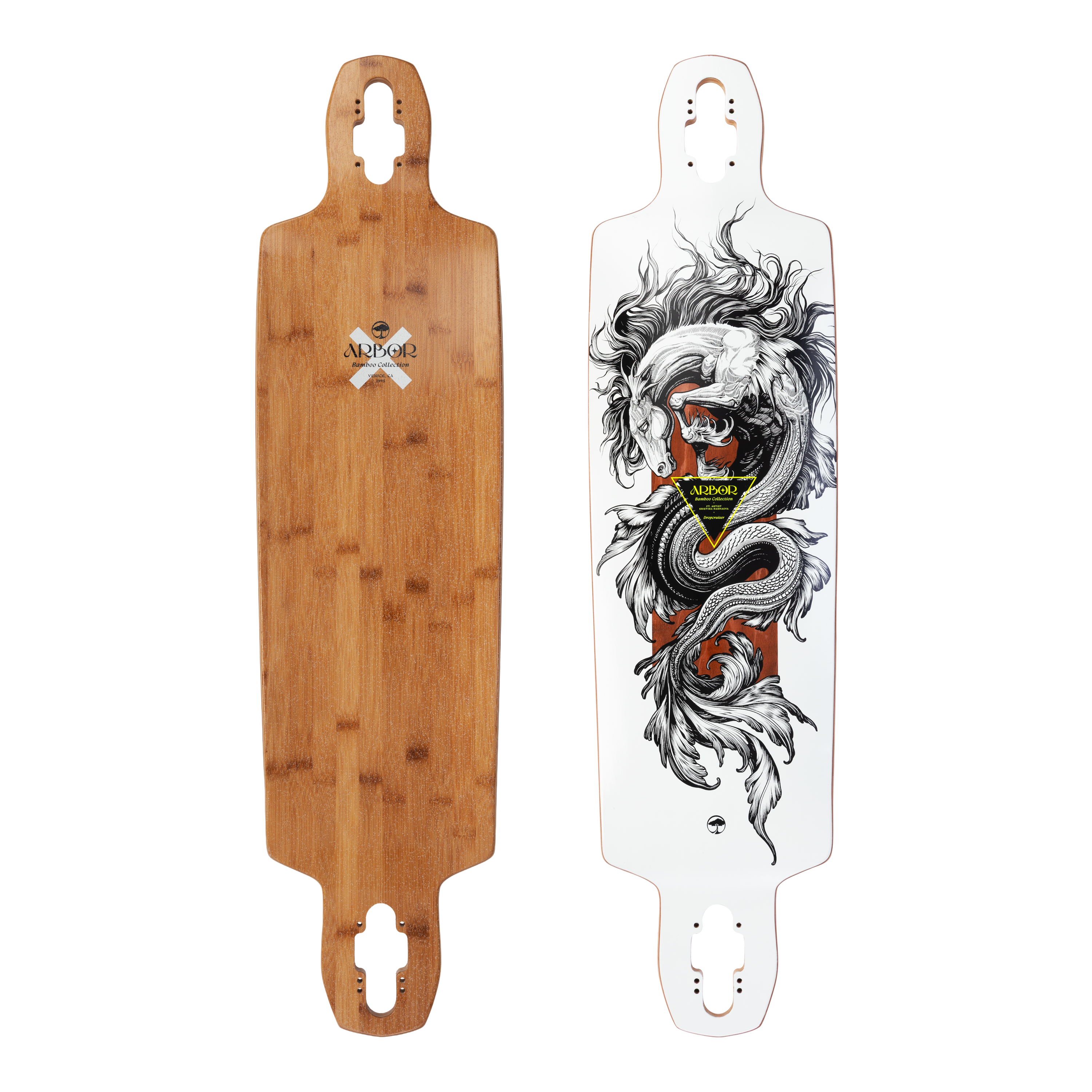Arbor Bamboo Dropcruiser K Darmaeva Deck Skateboard Deck – Arbor