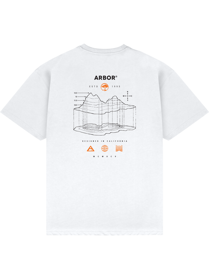 Arbor Coda T-Shirt Tee White graphic