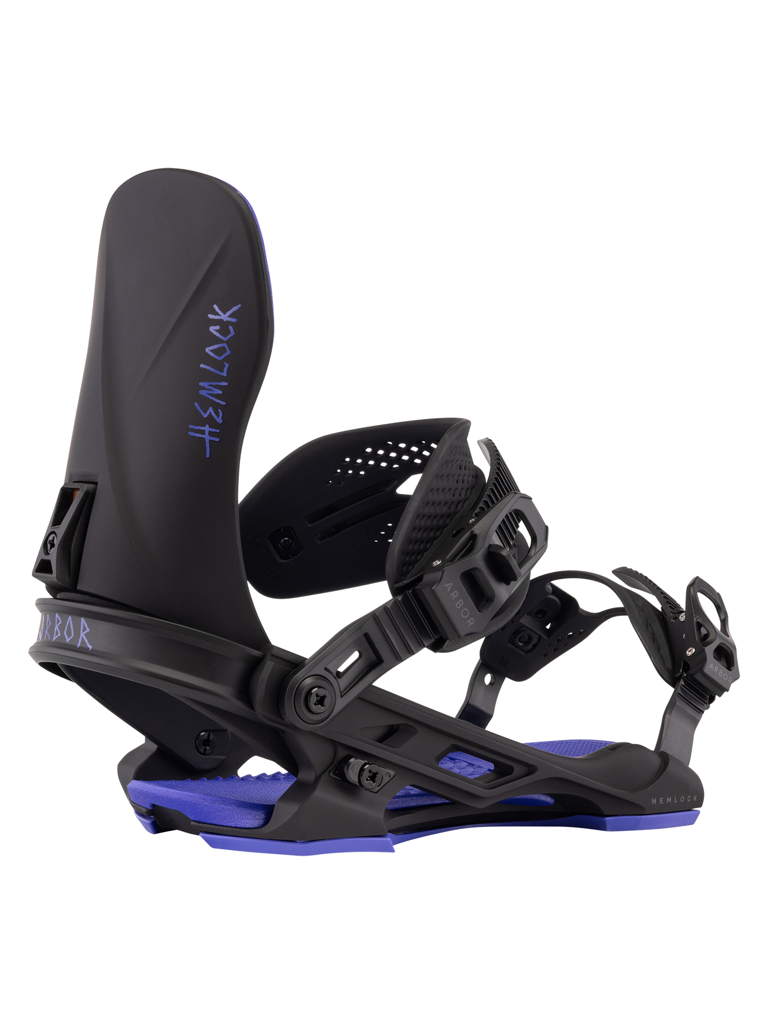Arbor Snowboarding - Hemlock Binding Black / Purple 25/26 Arbor Snowboarding - Hemlock Binding Black / Purple 25/26