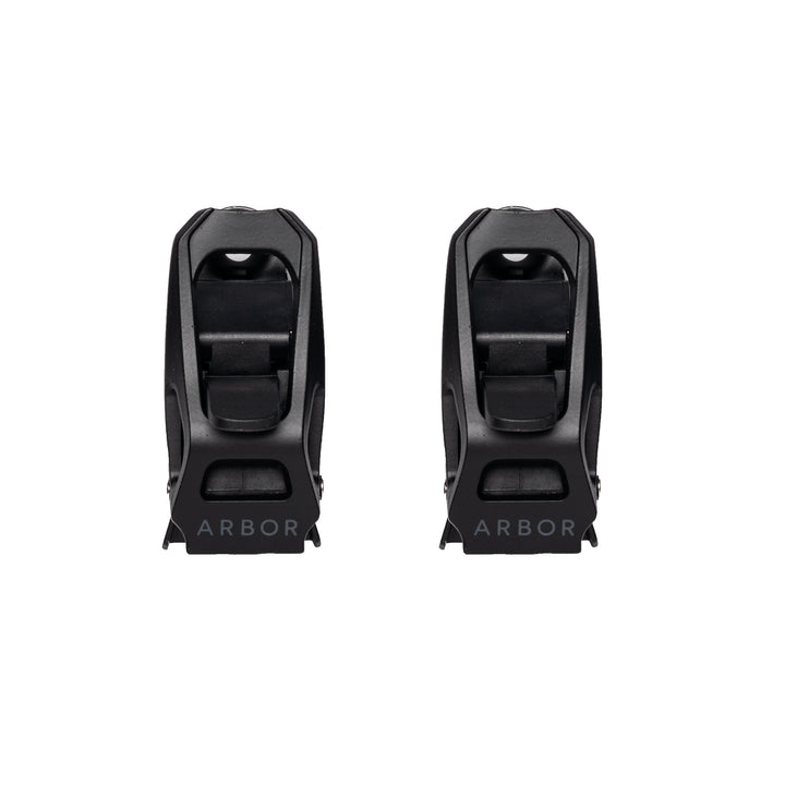 Binding Black Ankle Buckle Pair