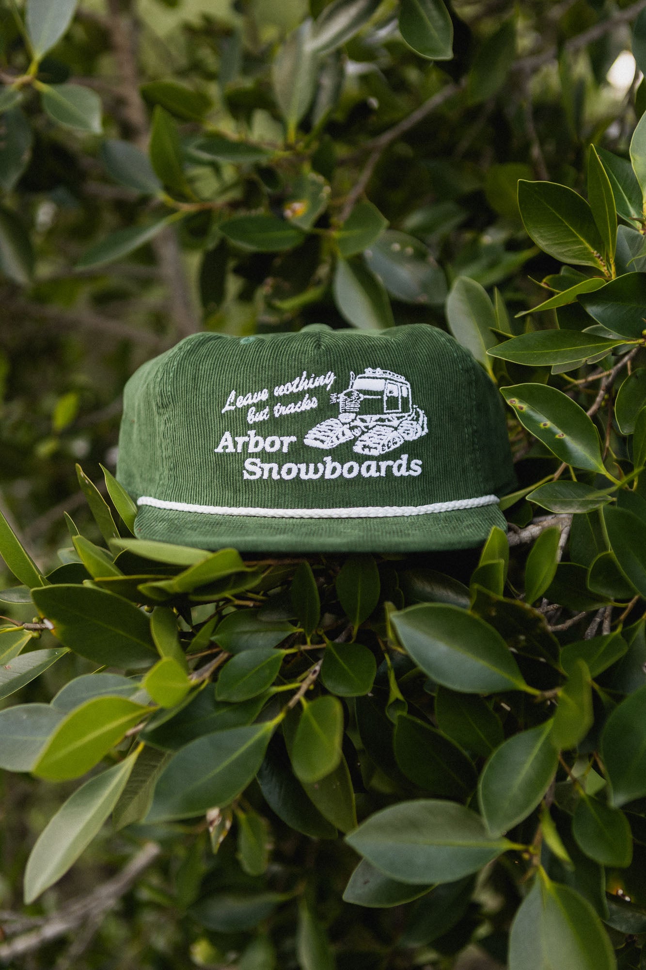 Snow Cat Corduroy Cap