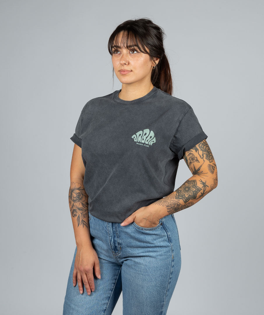 Microdose Tee - Mineral Wash Black