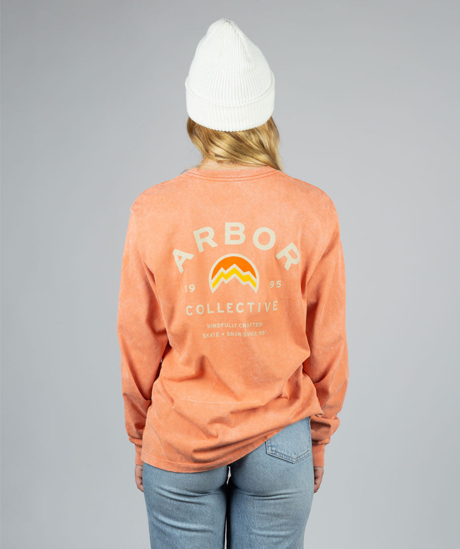 MTN Long Sleeve Tee - Mineral Wash Amber