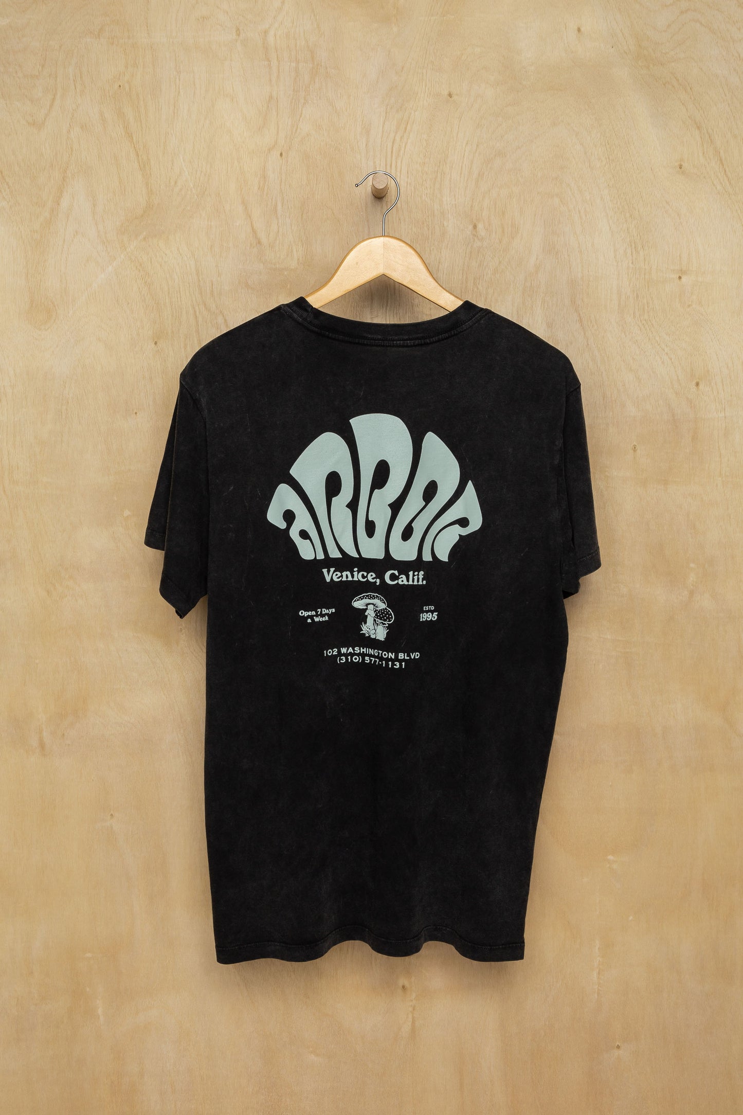 Microdose Tee - Mineral Wash Black