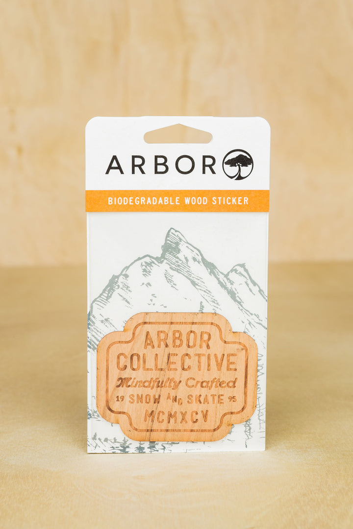 Arbor Wood Sticker - Badge