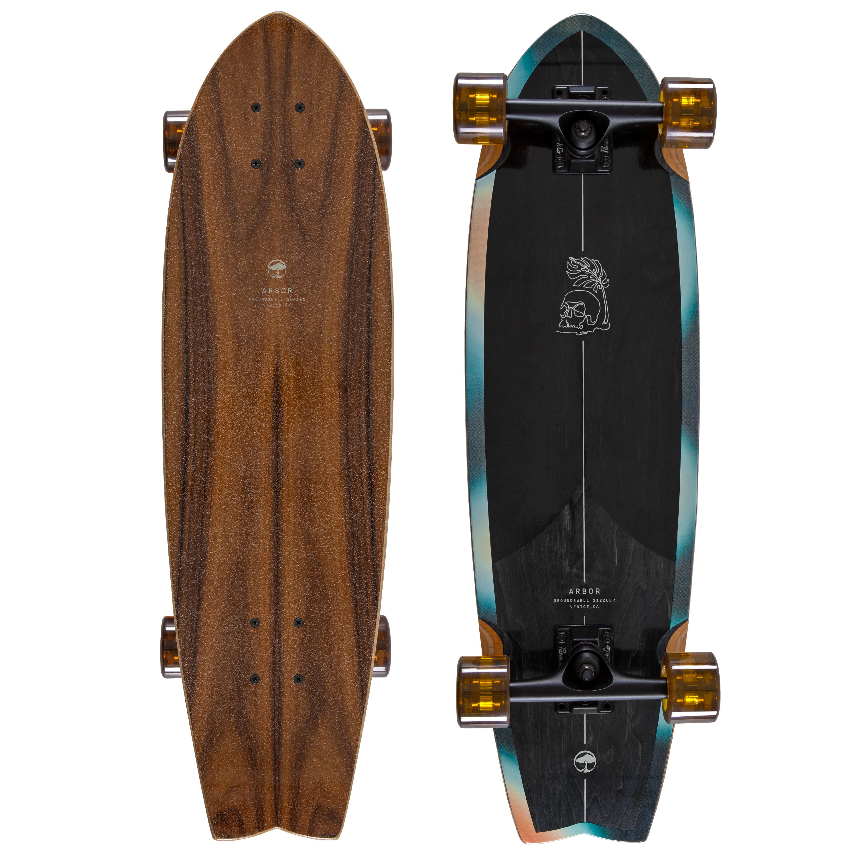 Arbor Skateboards - Groundswell Sizzler Cruiser Complete