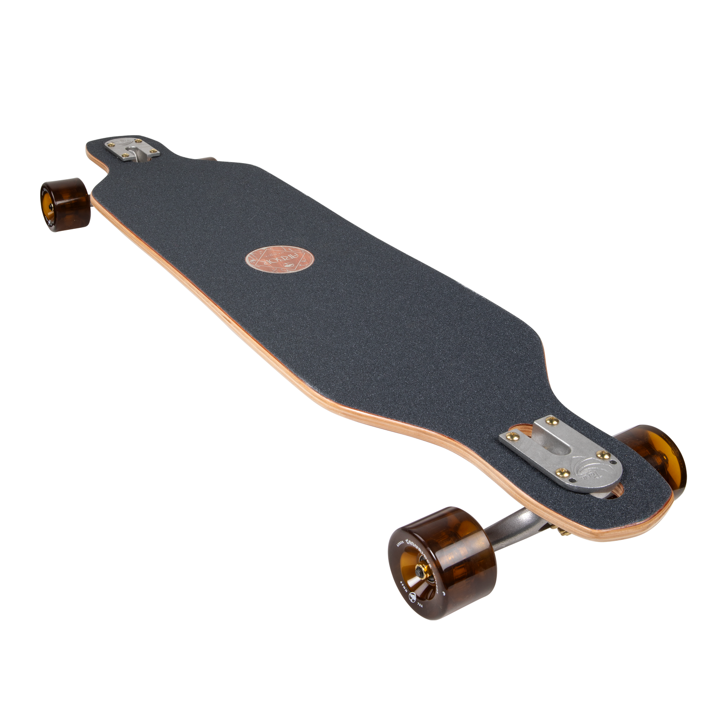 Arbor Performance Complete - Journey Evergreen Axis 40 longboard - quarter