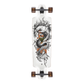 Arbor Skateboards - Bamboo Dropcruiser K Darmaeva longboard - bottom graphic