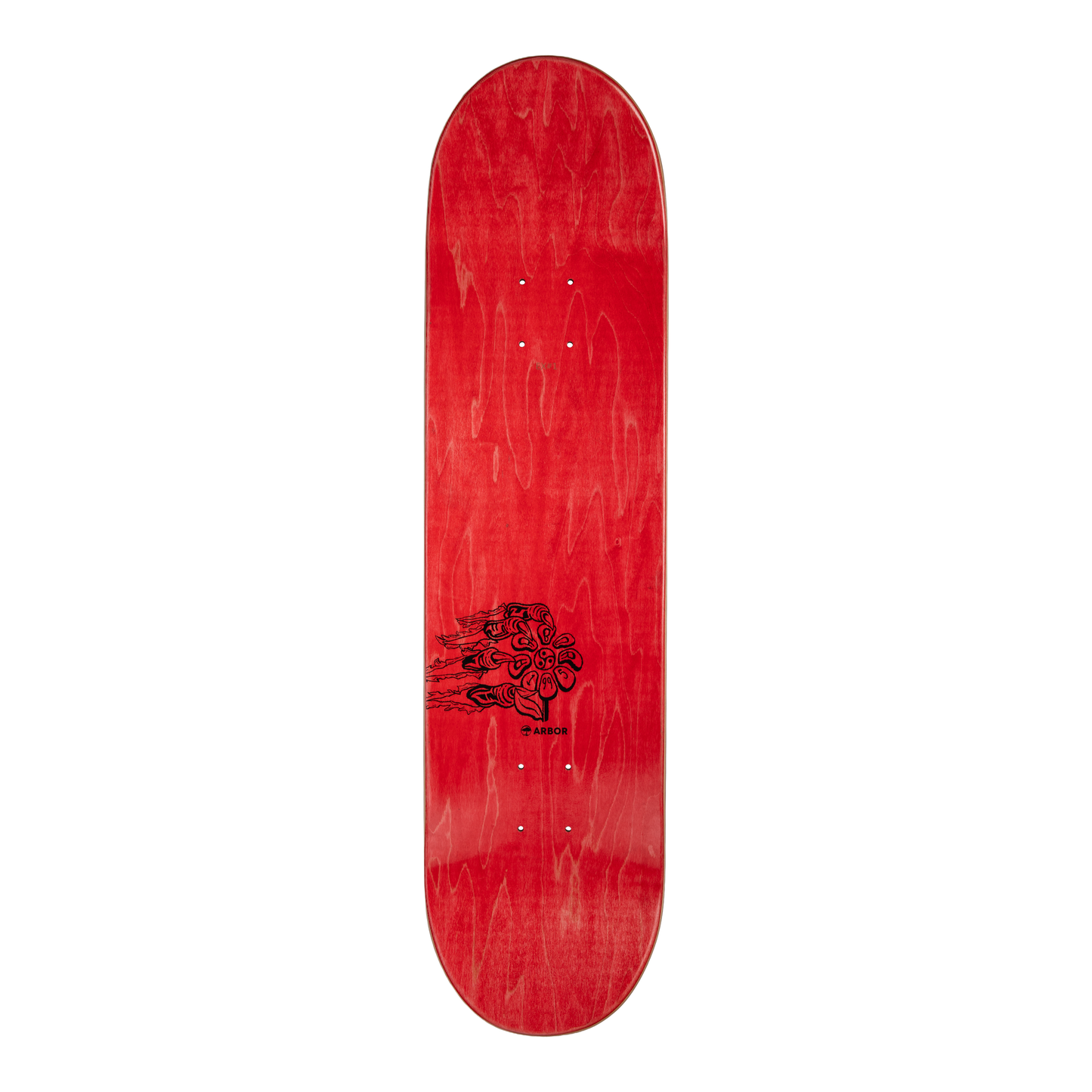 Arbor Pro Skateboard Deck -  Alec Majerus - Lucky Dragon - Black - top