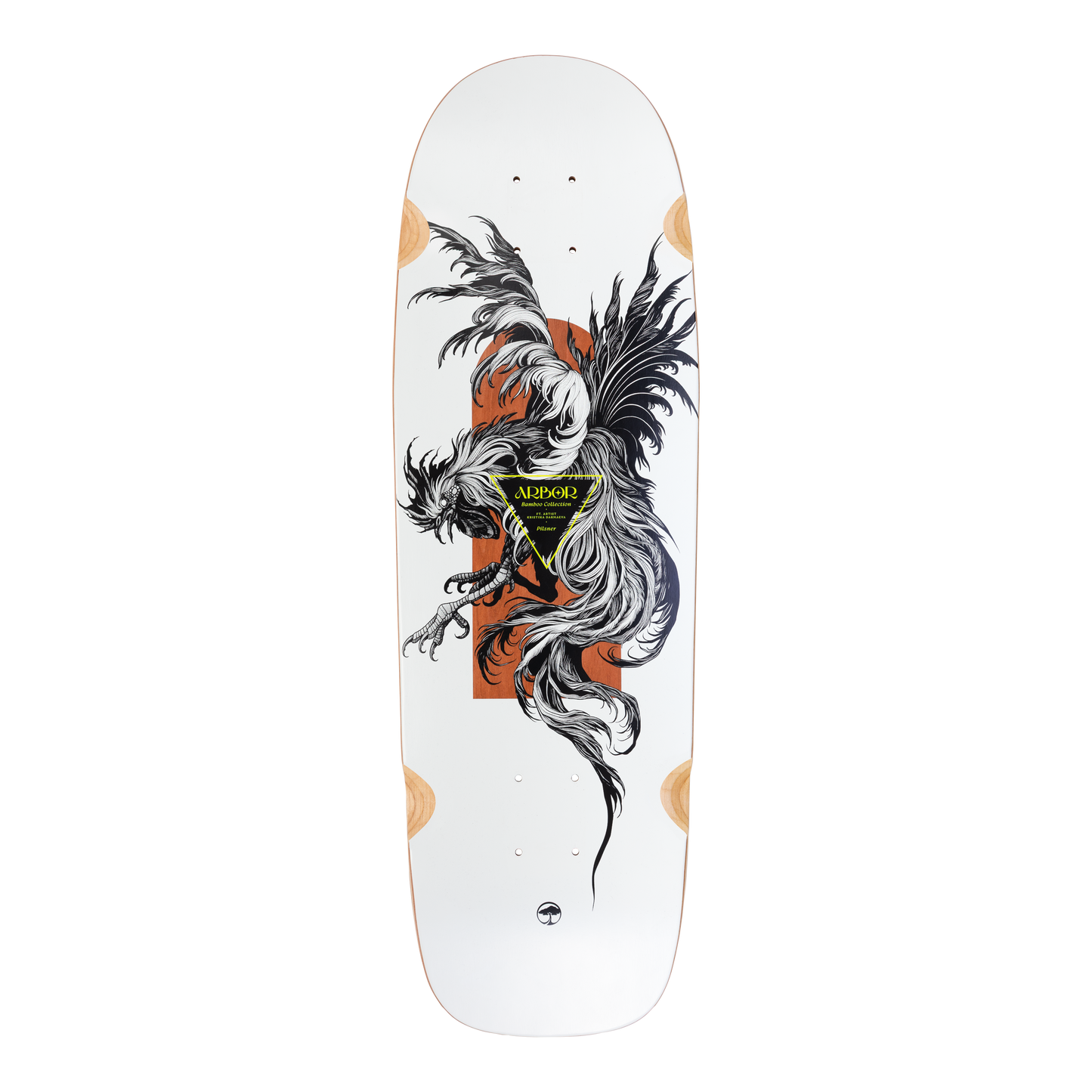 Arbor Bamboo Pilsner XL K Darmaeva Deck Skateboard Deck – Arbor