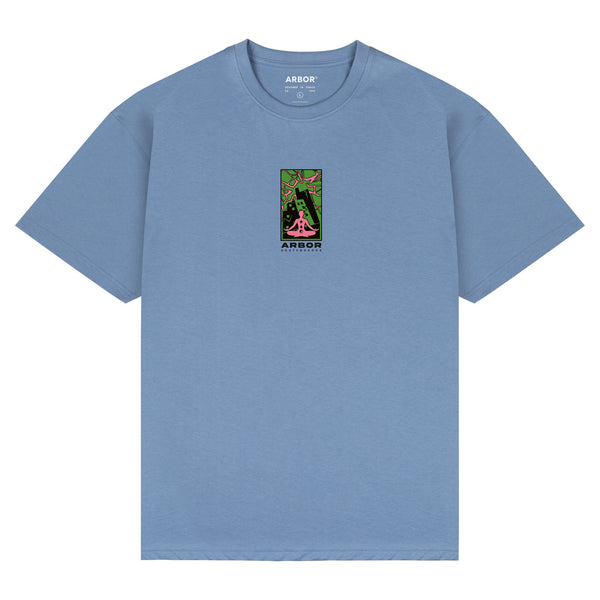 Arbor Apparel - Chaos T-Shirt - Faded Blue – Arbor Collective