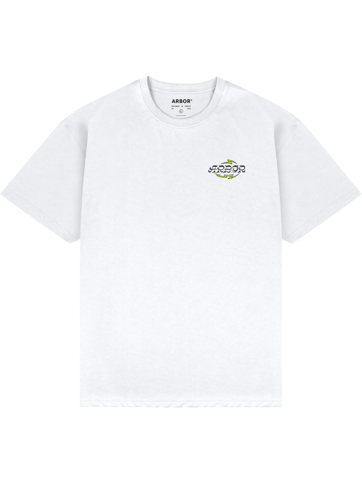 Arbor Throwing Bones T-Shirt Tee White