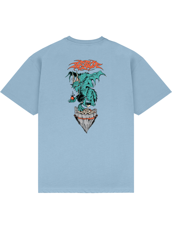 Arbor Beast T-Shirt Tee Sky Blue graphic