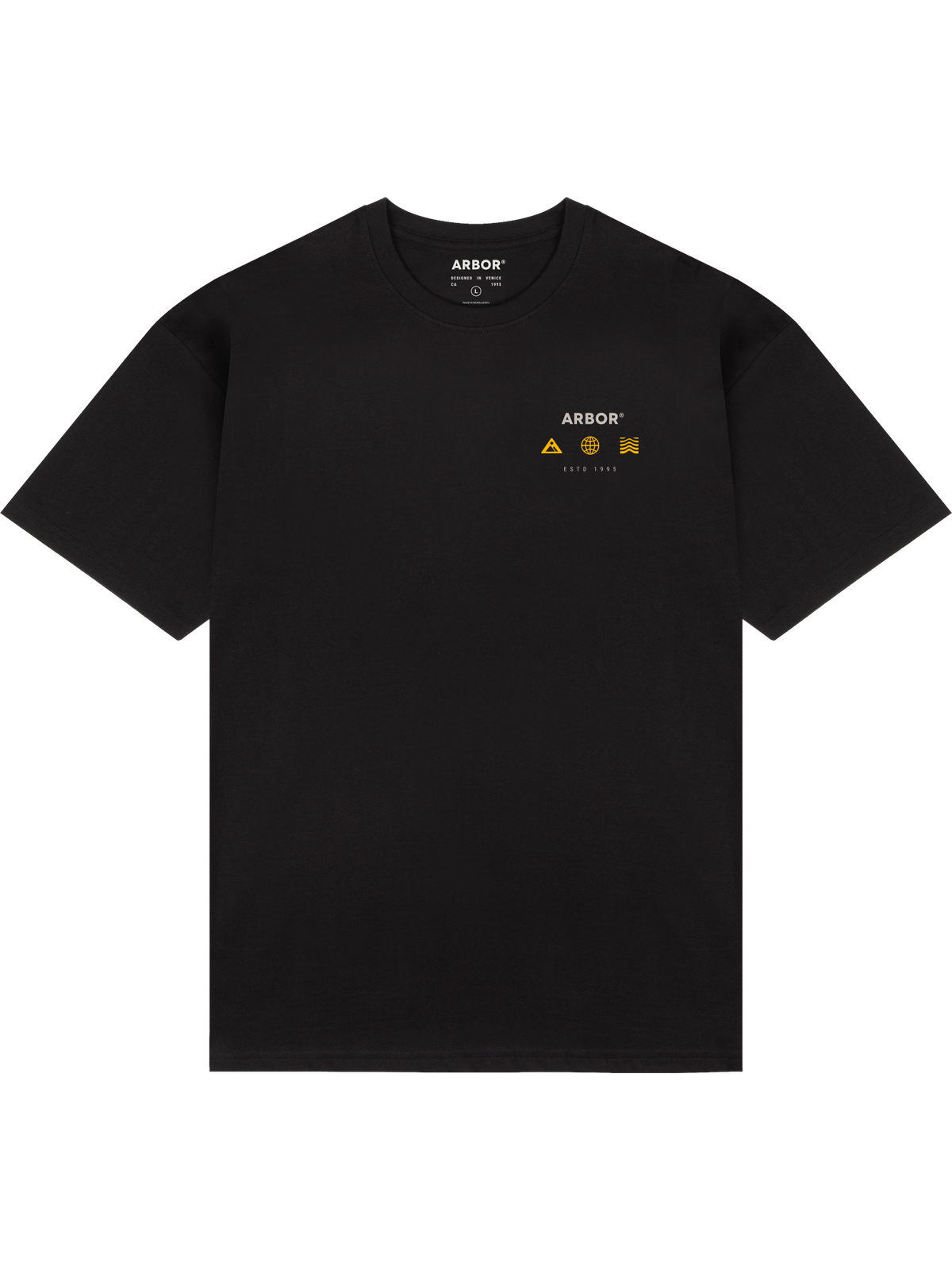 Arbor Coda T-Shirt Tee Black