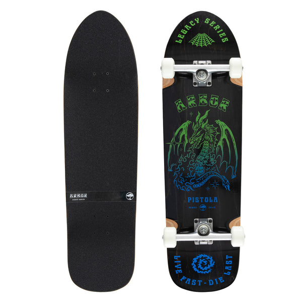 SKATEBOARD Championship 完成品 31''x 8'' SKATENY Complete Skateboard Double Kick Deck