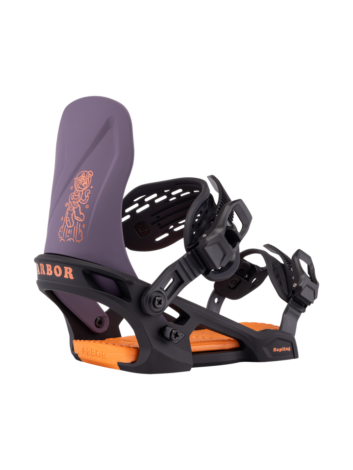 Sapling Binding Black / Violet