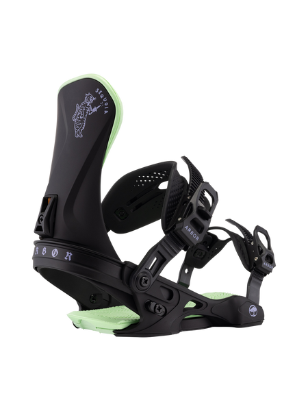 Arbor Snowboarding - Sequoia Binding Black / Mint 25/26 – Arbor