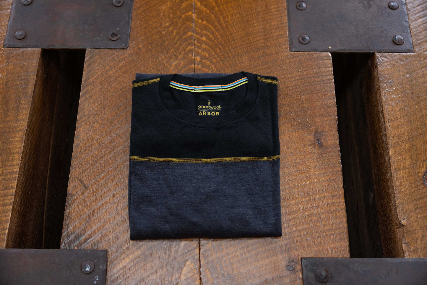 Smartwool + Arbor Thermal Merino Base Layer Colorblock Crew