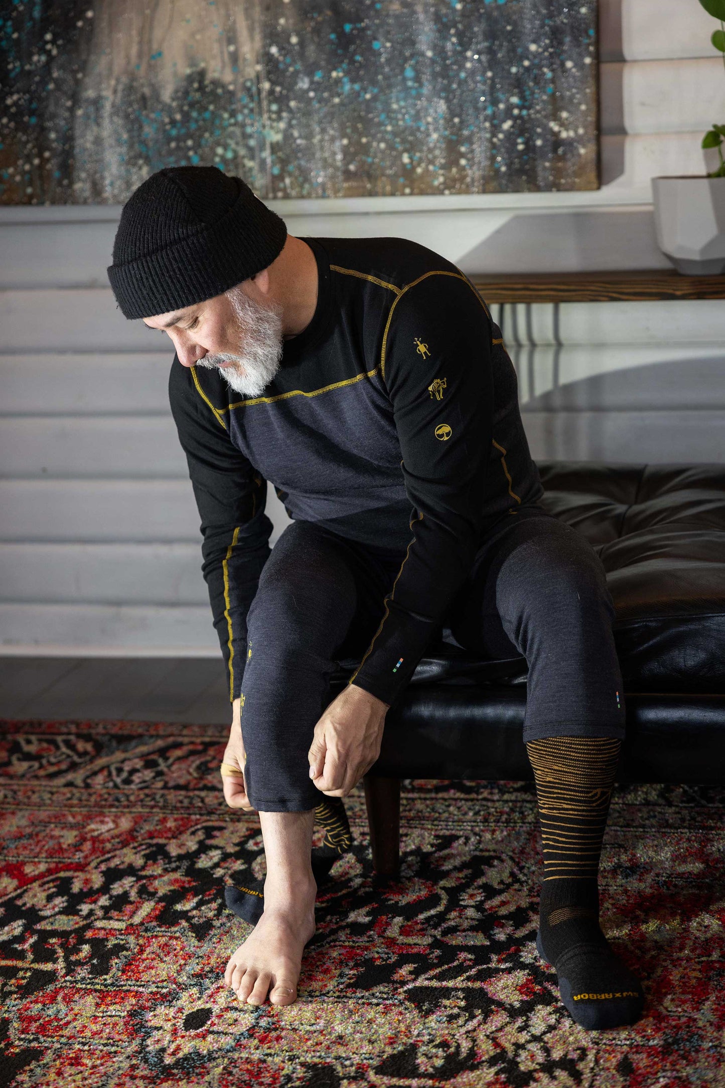 Smartwool + Arbor Thermal Merino Base Layer Colorblock Crew