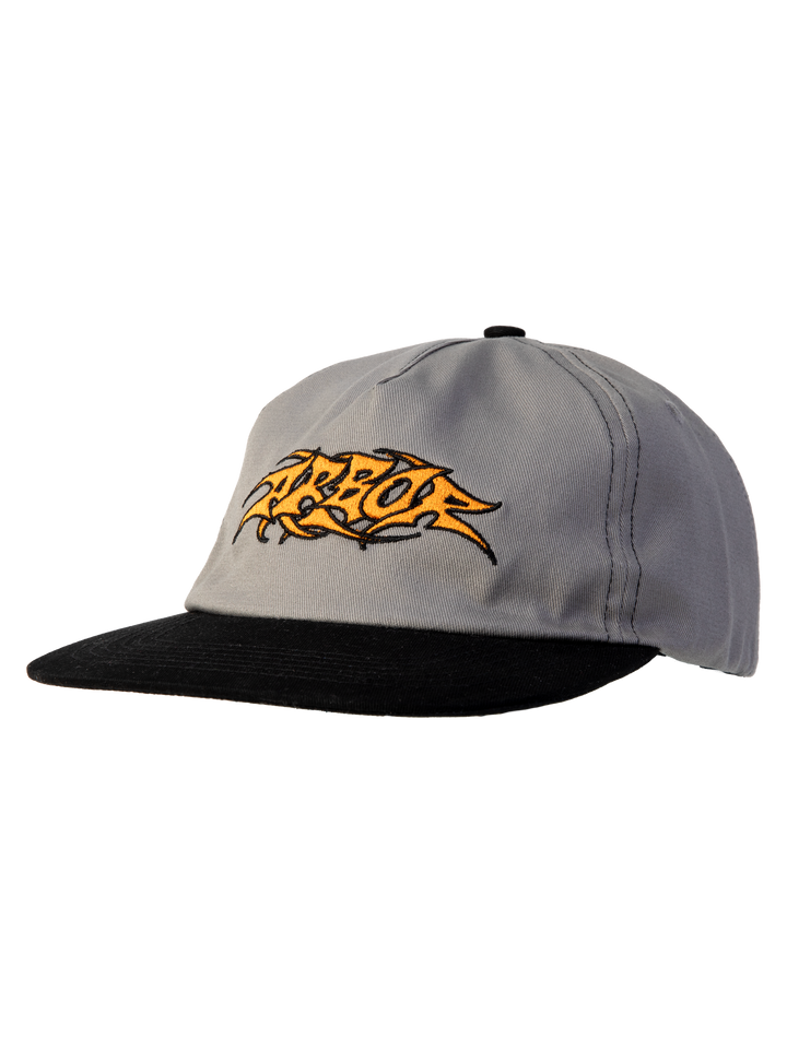 Arbor Beast Baseball Cap Light Grey and Black