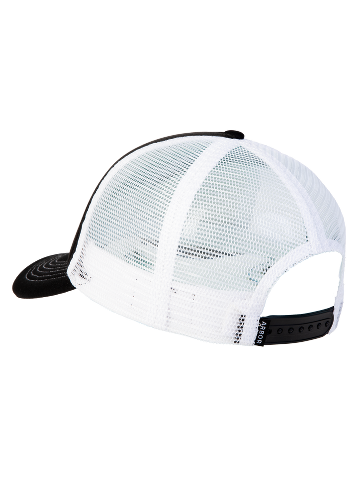 Arbor Gateway Trucker Mesh Back Cap Black and White back