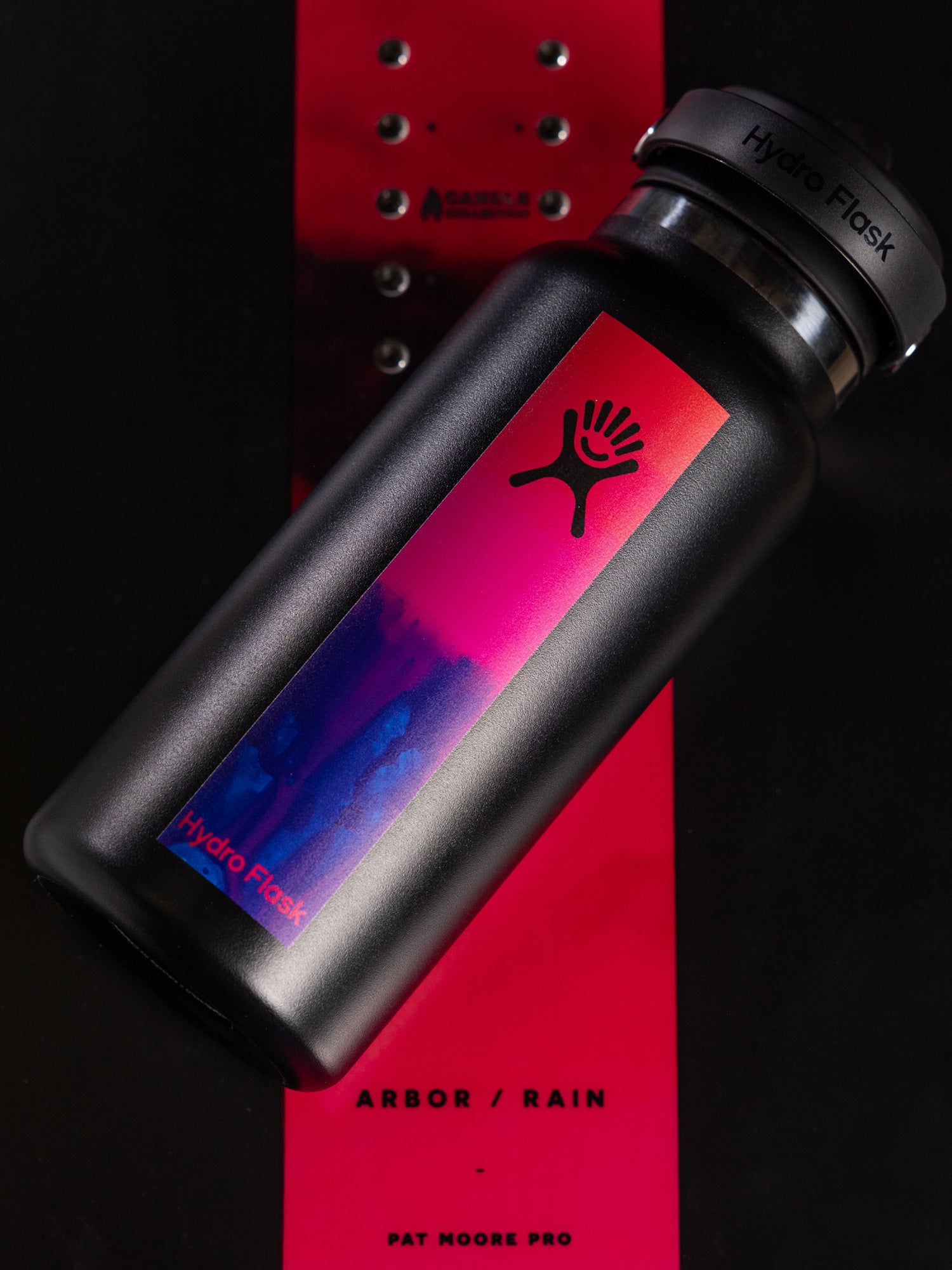 【日本未発売】Hydro Flask × Arbor 32oz コラボボトル Arbor Snowboarding - Hydro Flask Rain 32 oz Flex Straw Water