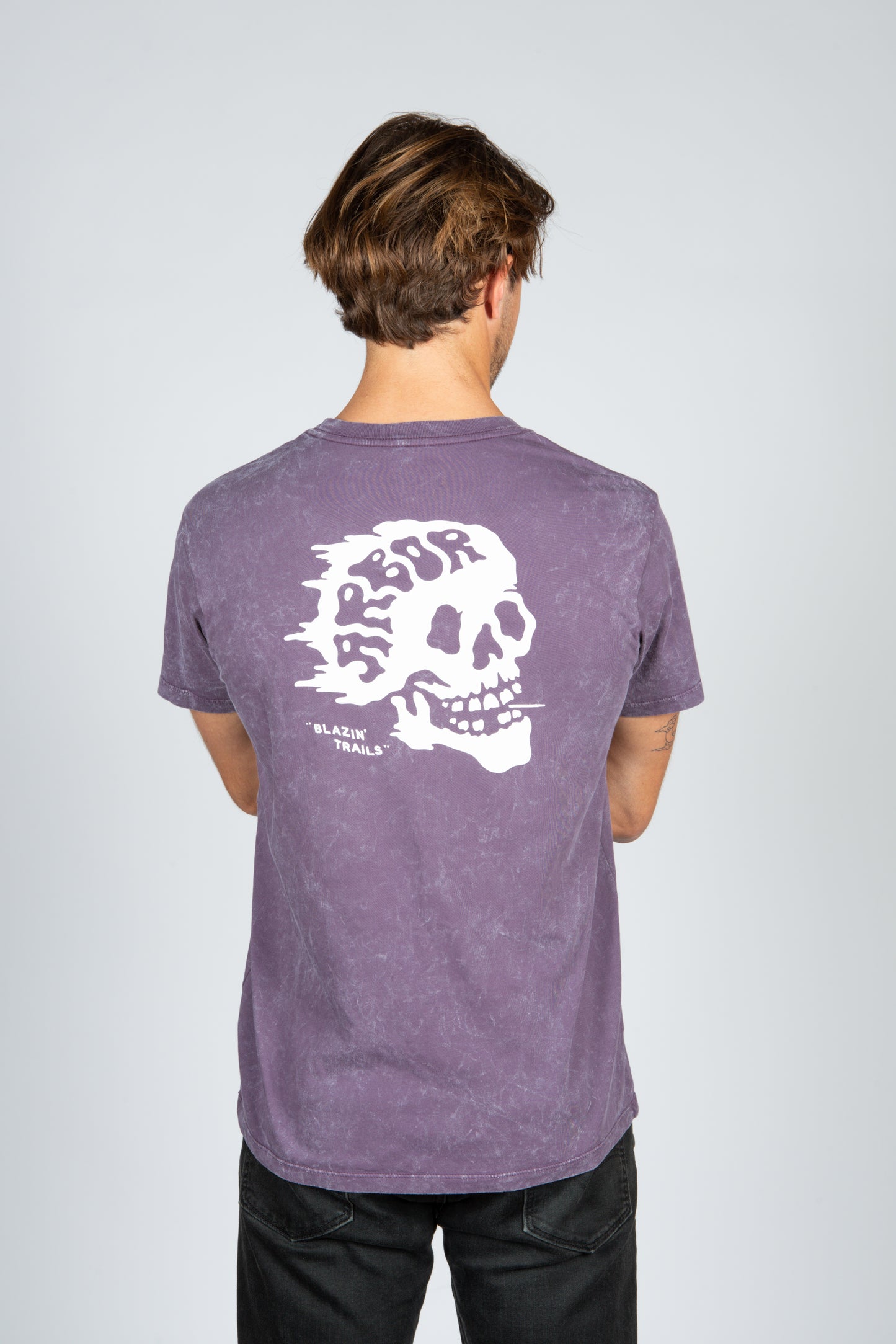 Blazin Trails Tee - Mineral Wash Purple