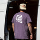 Blazin Trails Tee - Mineral Wash Purple