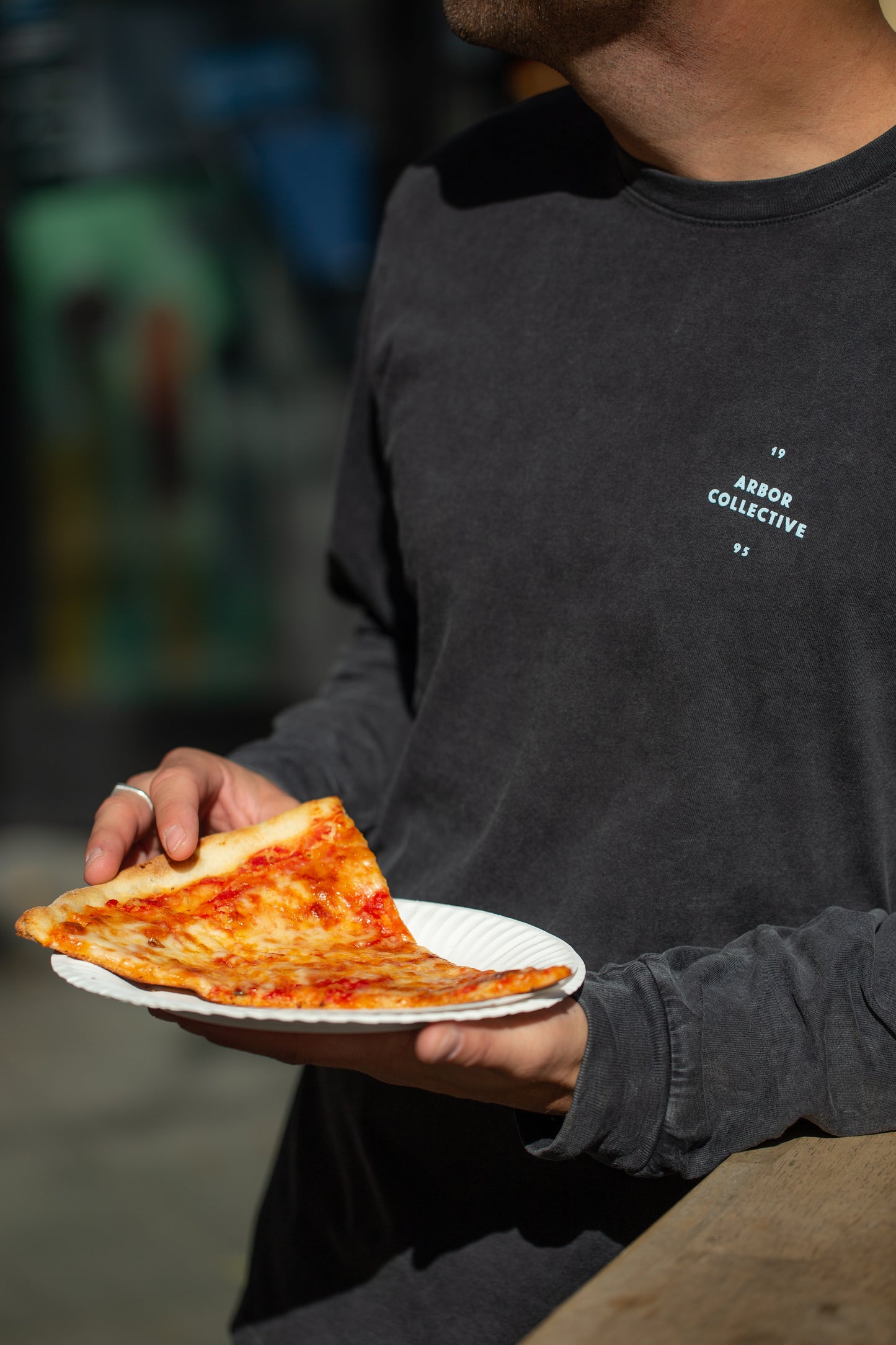 Till The End Long Sleeve Tee - Mineral Wash Black