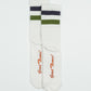 Good Times Vintage Stripes Socks - Blue Green