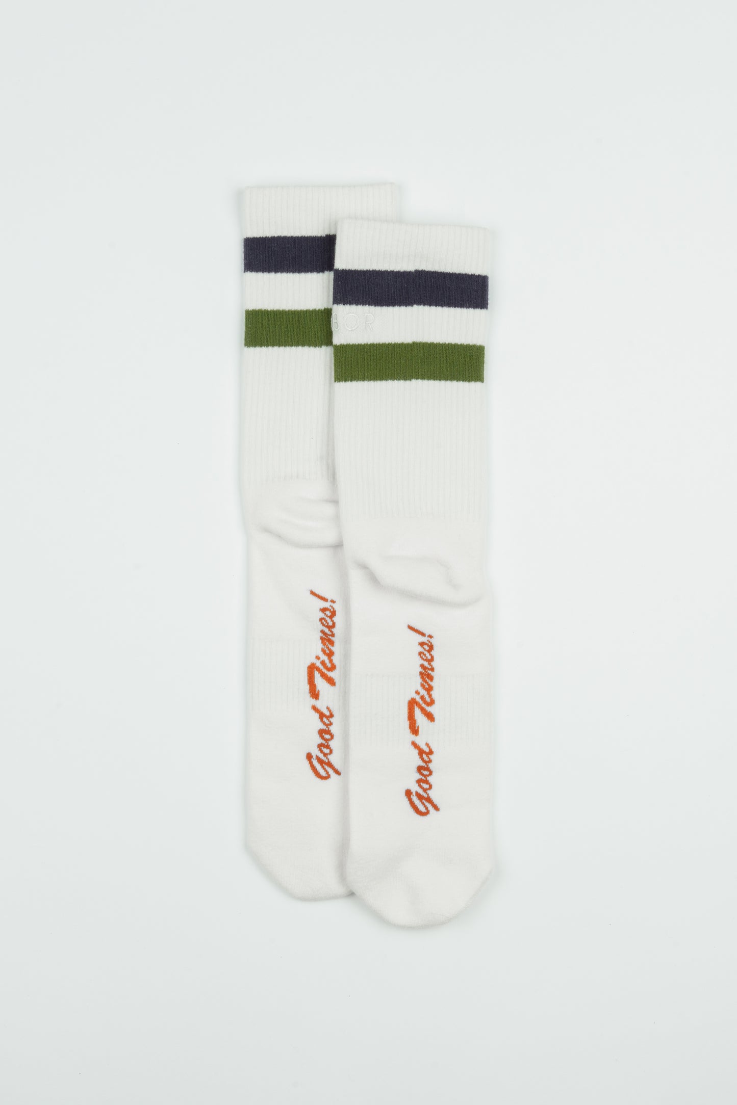 Good Times Vintage Stripes Socks - Blue Green