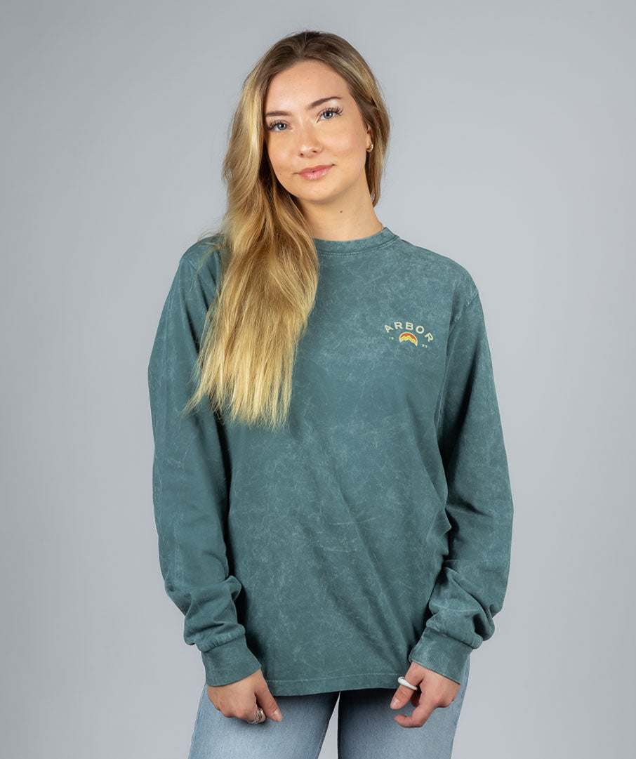 MTN Long Sleeve - Mineral Wash Green